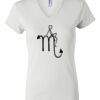 Women's Short Sleeve V-Neck T-Shirt Thumbnail