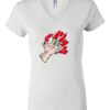 Women's Short Sleeve V-Neck T-Shirt Thumbnail