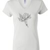 Women's Short Sleeve V-Neck T-Shirt Thumbnail