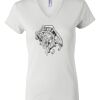 Women's Short Sleeve V-Neck T-Shirt Thumbnail