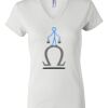 Women's Short Sleeve V-Neck T-Shirt Thumbnail