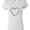 Women's Short Sleeve V-Neck T-Shirt Thumbnail