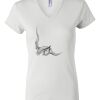 Women's Short Sleeve V-Neck T-Shirt Thumbnail