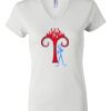 Women's Short Sleeve V-Neck T-Shirt Thumbnail