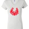 Women's Short Sleeve V-Neck T-Shirt Thumbnail