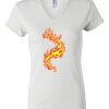 Women's Short Sleeve V-Neck T-Shirt Thumbnail