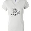 Women's Short Sleeve V-Neck T-Shirt Thumbnail