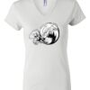 Women's Short Sleeve V-Neck T-Shirt Thumbnail