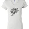 Women's Short Sleeve V-Neck T-Shirt Thumbnail