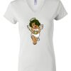 Women's Short Sleeve V-Neck T-Shirt Thumbnail