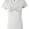 Women's Short Sleeve V-Neck T-Shirt Thumbnail