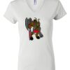 Women's Short Sleeve V-Neck T-Shirt Thumbnail