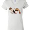 Women's Short Sleeve V-Neck T-Shirt Thumbnail