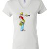 Women's Short Sleeve V-Neck T-Shirt Thumbnail