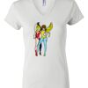 Women's Short Sleeve V-Neck T-Shirt Thumbnail