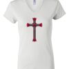 Women's Short Sleeve V-Neck T-Shirt Thumbnail