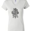 Women's Short Sleeve V-Neck T-Shirt Thumbnail