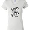 Women's Short Sleeve V-Neck T-Shirt Thumbnail