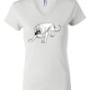 Women's Short Sleeve V-Neck T-Shirt Thumbnail