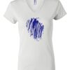 Women's Short Sleeve V-Neck T-Shirt Thumbnail