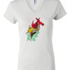 Women's Short Sleeve V-Neck T-Shirt Thumbnail