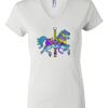 Women's Short Sleeve V-Neck T-Shirt Thumbnail