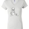 Women's Short Sleeve V-Neck T-Shirt Thumbnail