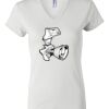 Women's Short Sleeve V-Neck T-Shirt Thumbnail