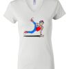 Women's Short Sleeve V-Neck T-Shirt Thumbnail