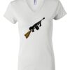 Women's Short Sleeve V-Neck T-Shirt Thumbnail