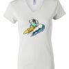 Women's Short Sleeve V-Neck T-Shirt Thumbnail