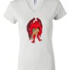 Women's Short Sleeve V-Neck T-Shirt Thumbnail