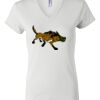 Women's Short Sleeve V-Neck T-Shirt Thumbnail