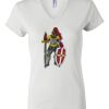 Women's Short Sleeve V-Neck T-Shirt Thumbnail