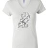 Women's Short Sleeve V-Neck T-Shirt Thumbnail