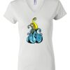 Women's Short Sleeve V-Neck T-Shirt Thumbnail