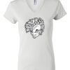 Women's Short Sleeve V-Neck T-Shirt Thumbnail