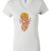 Women's Short Sleeve V-Neck T-Shirt Thumbnail