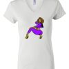 Women's Short Sleeve V-Neck T-Shirt Thumbnail