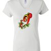 Women's Short Sleeve V-Neck T-Shirt Thumbnail