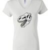 Women's Short Sleeve V-Neck T-Shirt Thumbnail