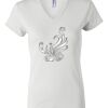 Women's Short Sleeve V-Neck T-Shirt Thumbnail