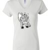 Women's Short Sleeve V-Neck T-Shirt Thumbnail