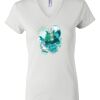 Women's Short Sleeve V-Neck T-Shirt Thumbnail