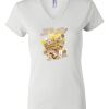 Women's Short Sleeve V-Neck T-Shirt Thumbnail