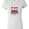 Women's Short Sleeve V-Neck T-Shirt Thumbnail