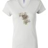 Women's Short Sleeve V-Neck T-Shirt Thumbnail