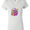 Women's Short Sleeve V-Neck T-Shirt Thumbnail