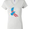 Women's Short Sleeve V-Neck T-Shirt Thumbnail