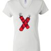 Women's Short Sleeve V-Neck T-Shirt Thumbnail